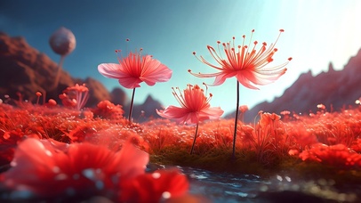 彼岸花开终见阳光