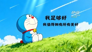 卡通治愈风景桌面