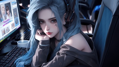 4K电竞女神金克斯