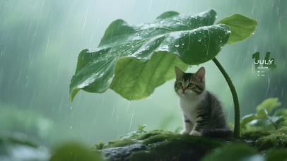 夏雨(小清新动态壁纸) - 动态壁纸下载 - 元气壁纸