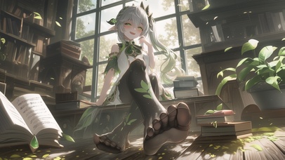 雪墨壁纸丨纳西妲丨墨丝逸姿丨