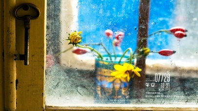 6K治愈窗户雨滴滑落