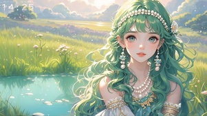 河边的女孩