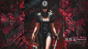 4K黑裙武士