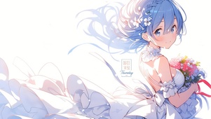 纯白花嫁少女	