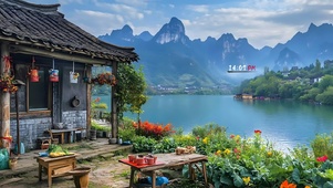 湖中的小屋