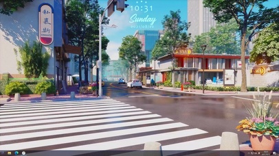 治愈日系城市街道