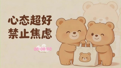 心态超好，禁止焦虑