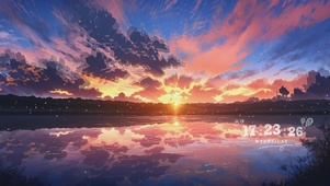 夕阳余晖