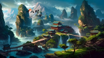 唯美 国风 昆仑仙境