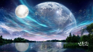 奇幻星空地球