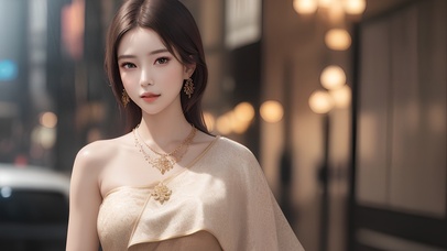 4k纱丽披肩美女