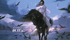 骑马少女