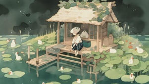 护眼插画