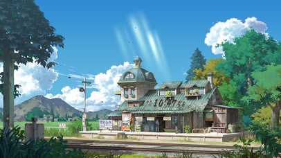 治愈乡村站台小卖部