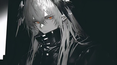 黑白冷漠少年-逻各斯