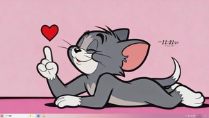 情侣壁纸-汤姆猫