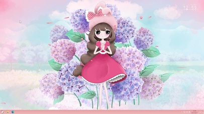 小兔女孩（主题、含音频、时钟）