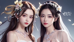 古风美女姐妹