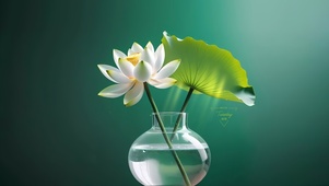 4k小清新荷花