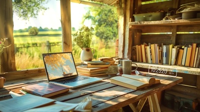 清爽的乡间一刻