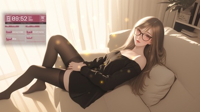 宛如月光下湖面，平静又潜藏深邃