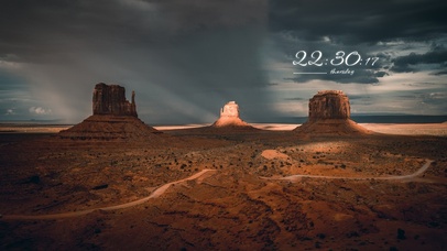 暴风雨中的峡谷