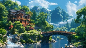 治愈护眼山庄