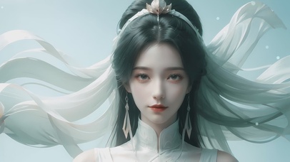 【4K】清新脱俗女子