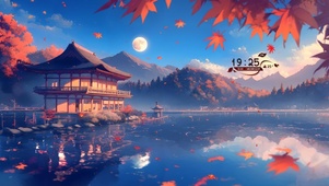 枫叶阁楼湖畔