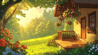 温馨郊外小木屋