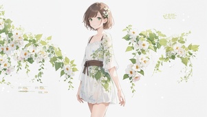 洁白少女