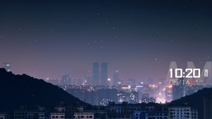 城市夜空