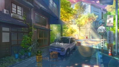 治愈日式街道风景