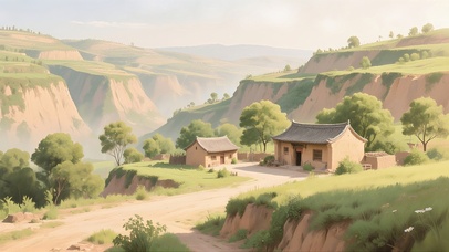 黄土高原家乡