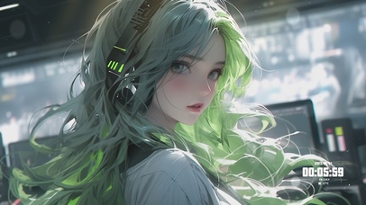 4k 赛博美少女