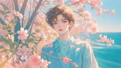 4K男孩目光，似水温柔