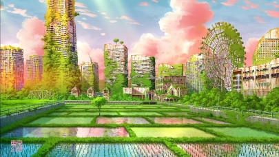 东京幻想粒子互动壁纸图片 动态桌面壁纸图片 动态壁纸下载 元气壁纸
