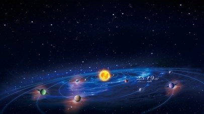 唯美宇宙太阳系行星 科幻动态壁纸 动态壁纸下载 元气壁纸