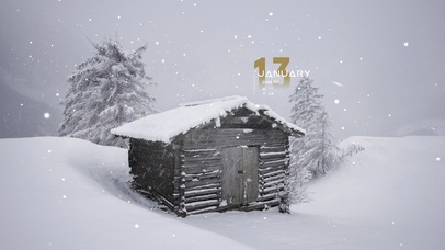 治愈冬季小木屋