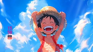 开心草帽少年