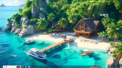 海边海岛椰子树