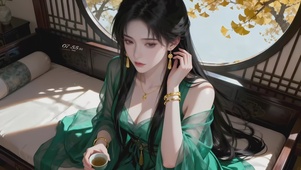 古风轻纱女神