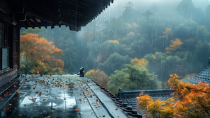 雨天屋檐