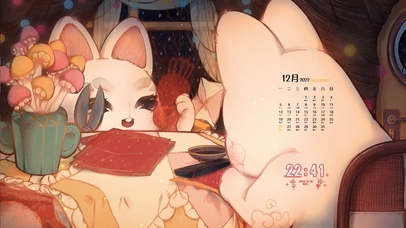 新年剪纸小兔子