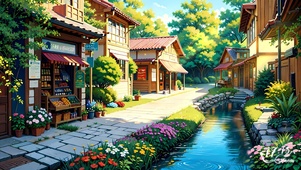 午后阳光小道