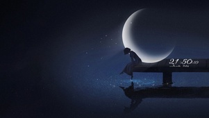 星夜湖岸