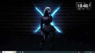 科幻CG美女战士 赛博朋克