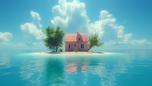 梦幻岛上小屋