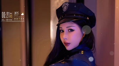 4K制服性感美女